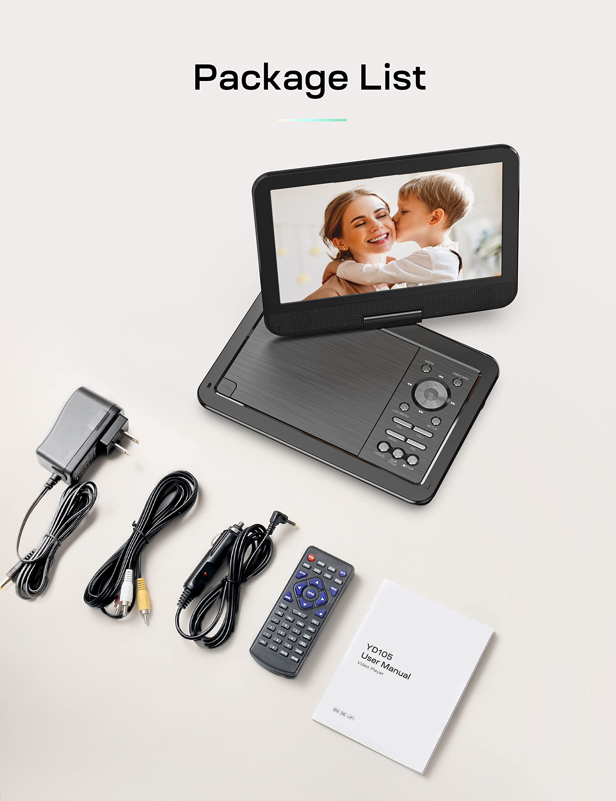 Yoton YD105 12.5" DVD Player