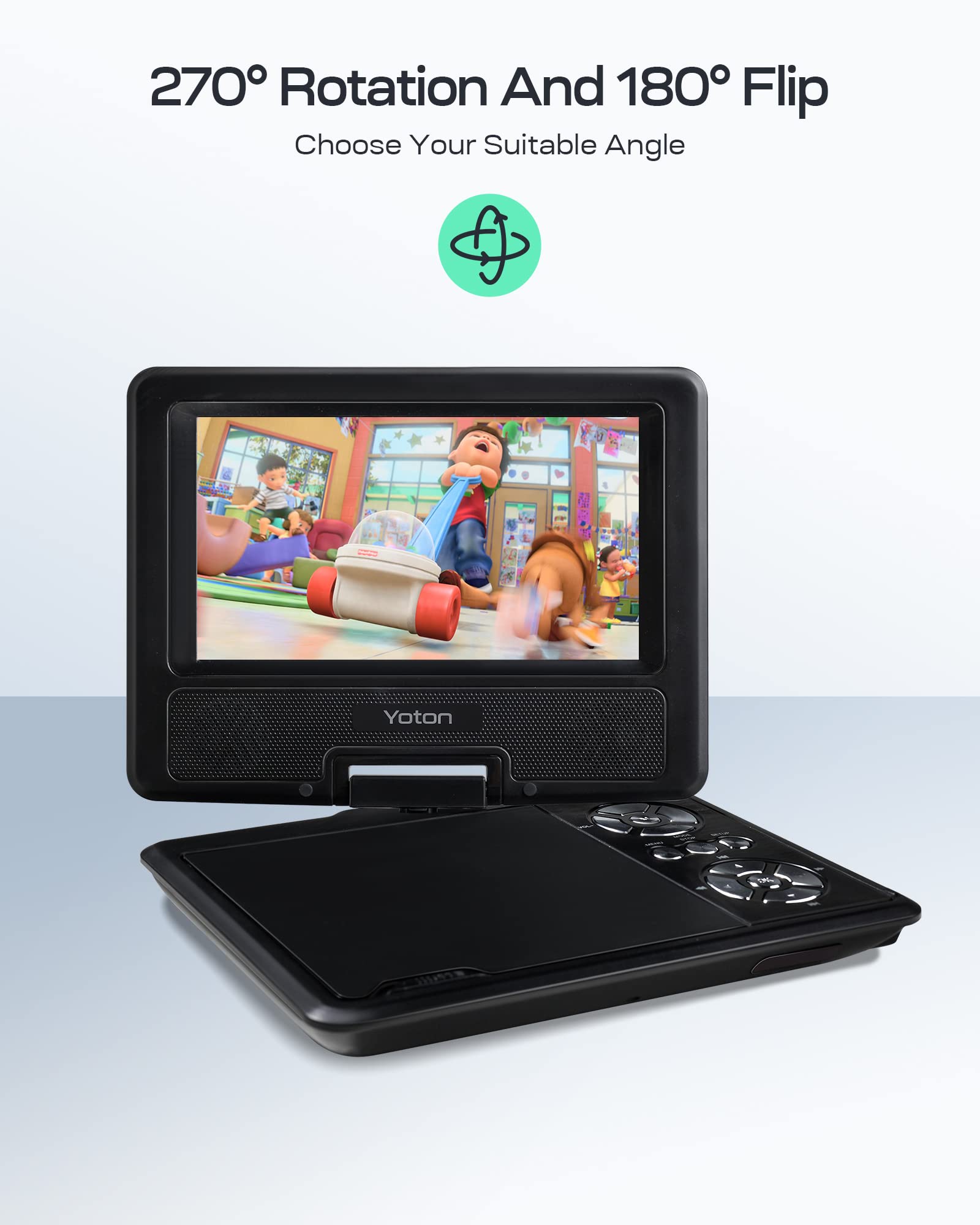 Yoton YD075 9.5" Portable DVD Player