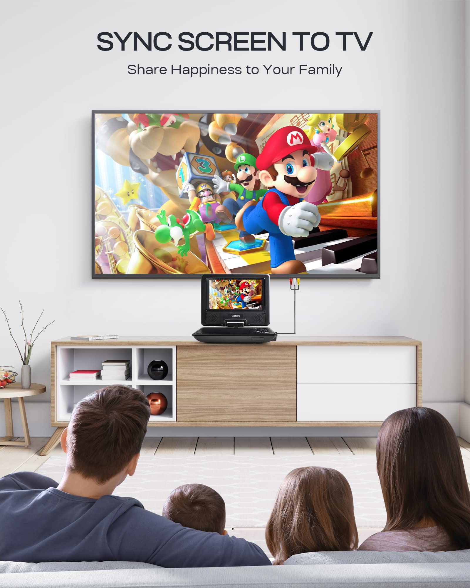 Yoton YD075 9.5" Portable DVD Player