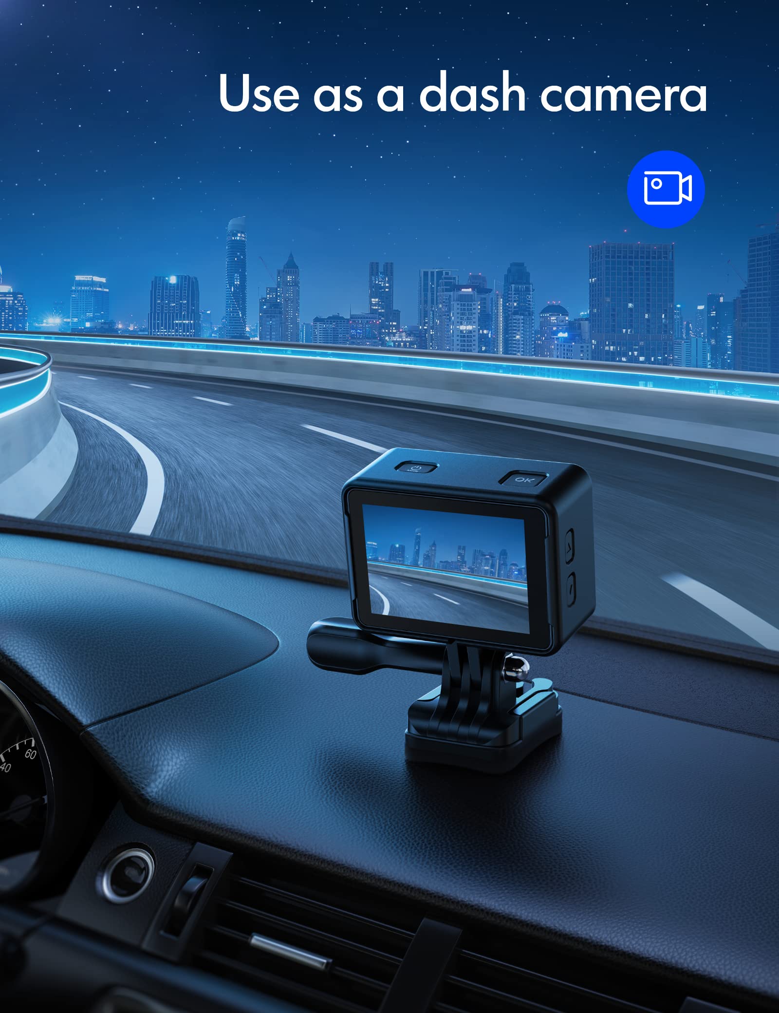 WOLFANG GA200 4K 24MP Action Camera