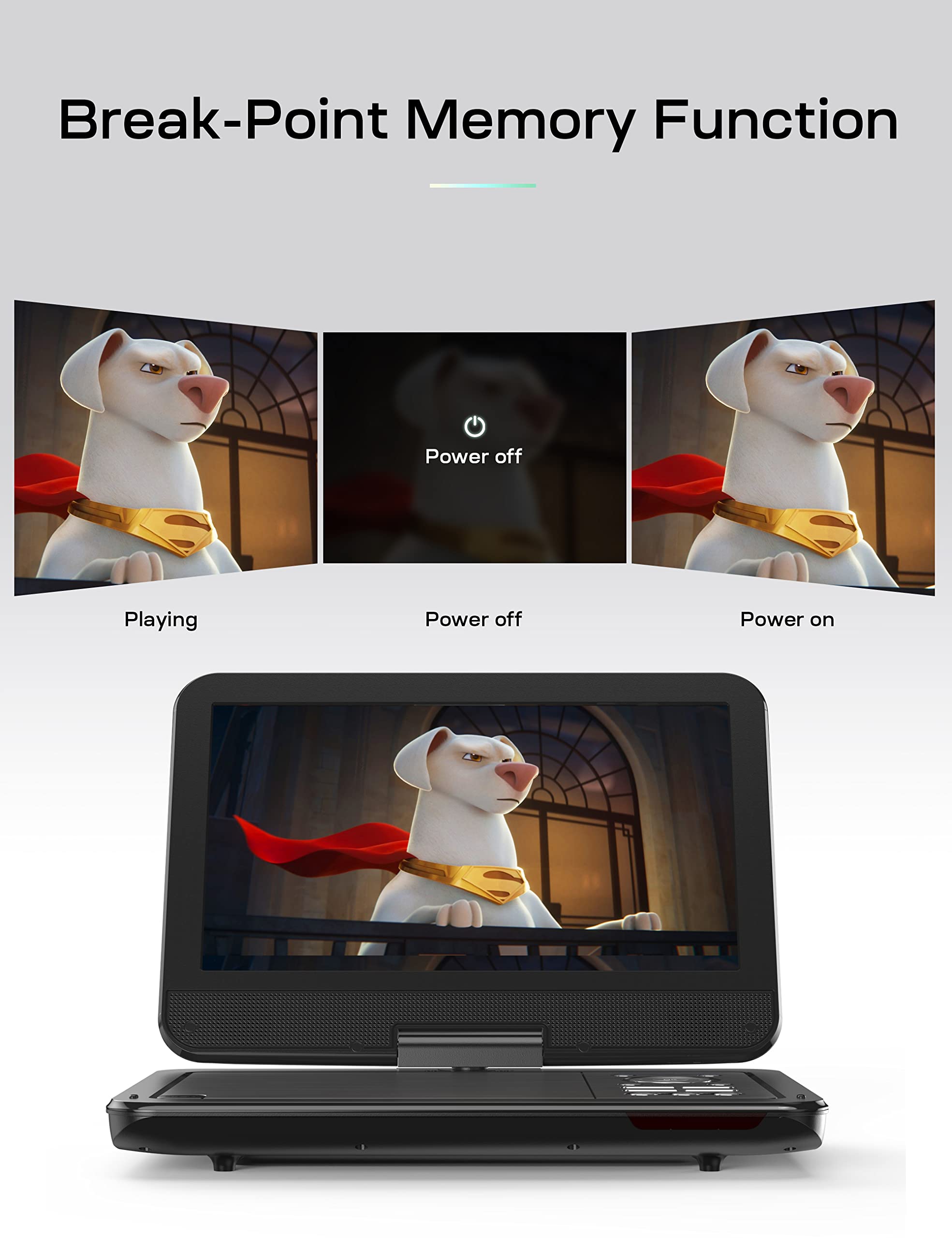 Yoton YD105 12.5" DVD Player