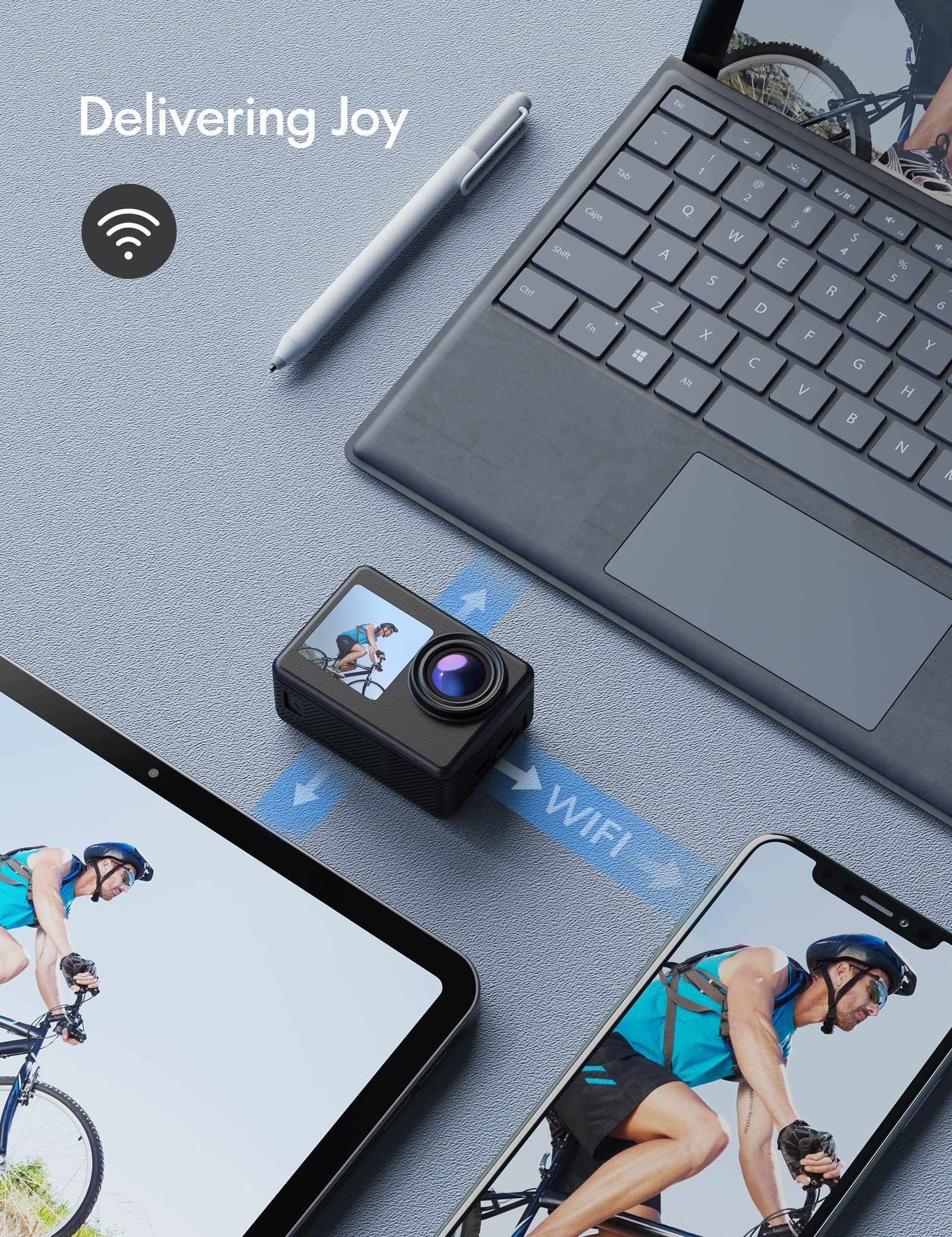 WOLFANG GA200 4K 24MP Action Camera