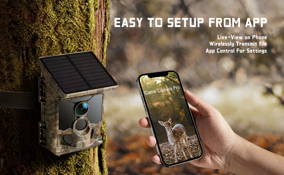 CEYOMUR CY95 wildkamera mit live übertragung auf handy